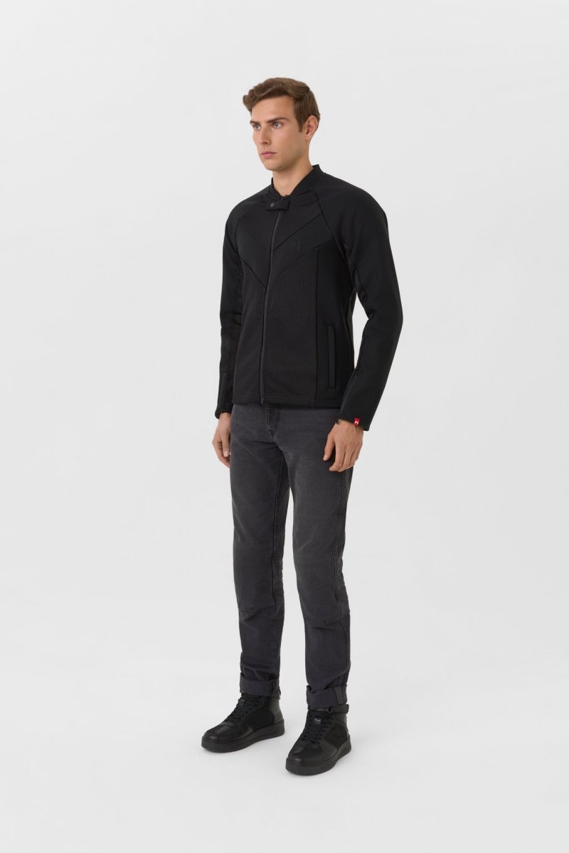 STEALTH MEN BLACK AAA - Light-weight armored jacket for men - Vox Leather