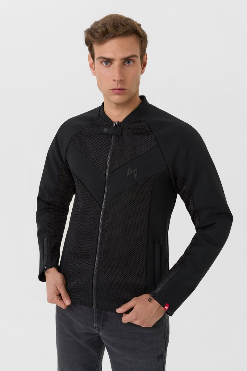 STEALTH MEN BLACK AAA - Light-weight armored jacket for men - Vox Leather