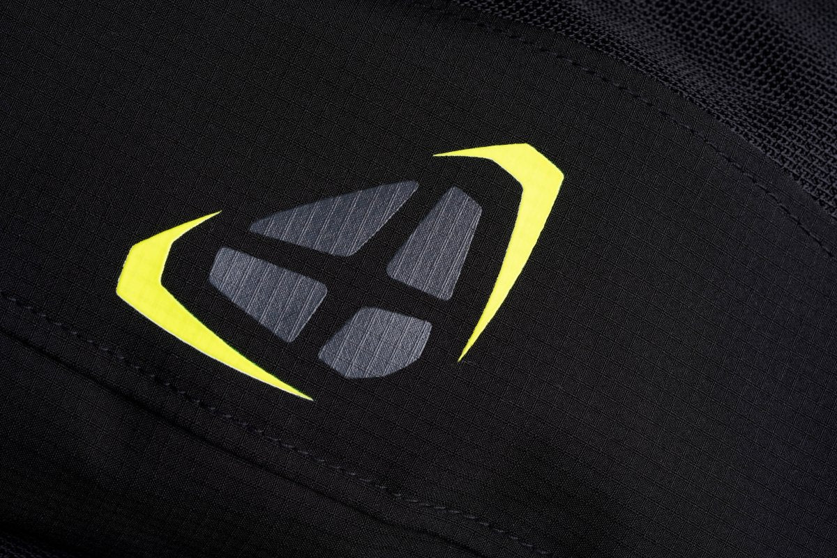 Striker Air - Summer Riding Jacket (Black/Anthracite/Yellow) - Vox Leather