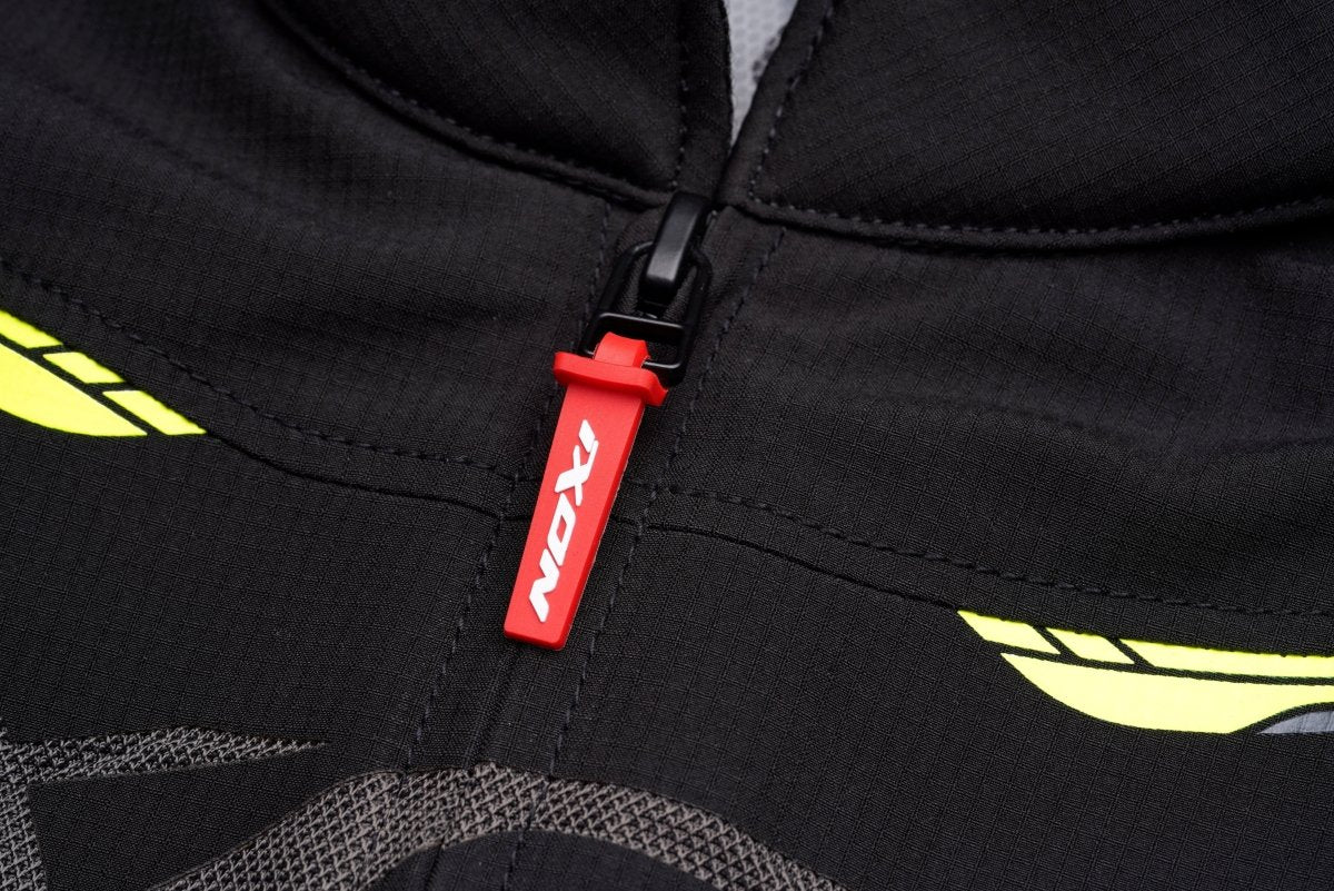 Striker Air - Summer Riding Jacket (Black/Anthracite/Yellow) - Vox Leather