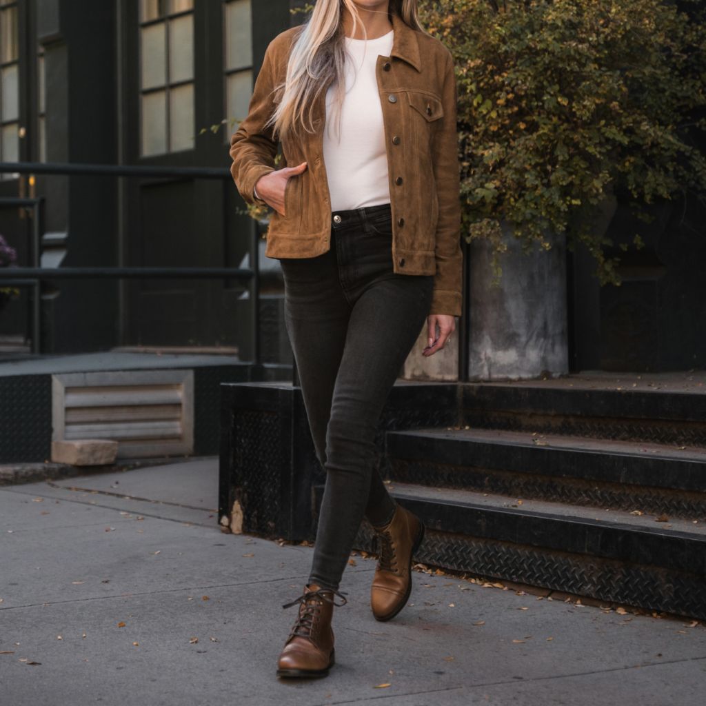 Suede Trucker Jacket - Rare Leather