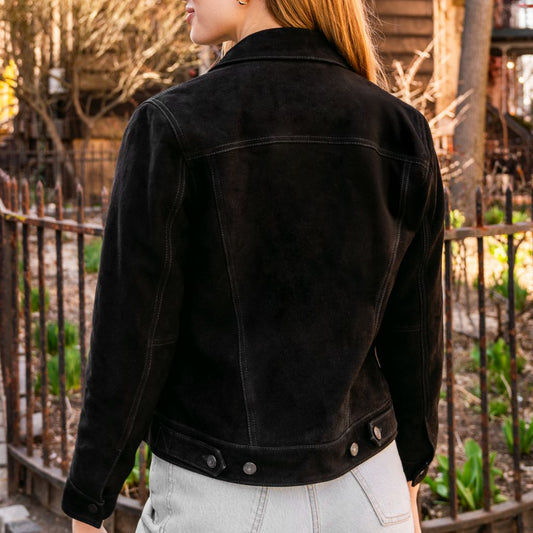 Suede Trucker Jacket - Rare Leather