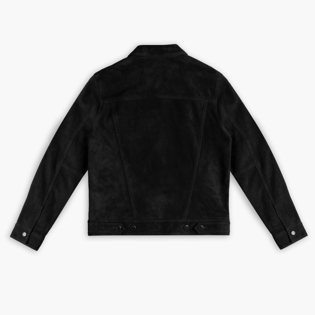 Suede Trucker Jacket - Vox Leather