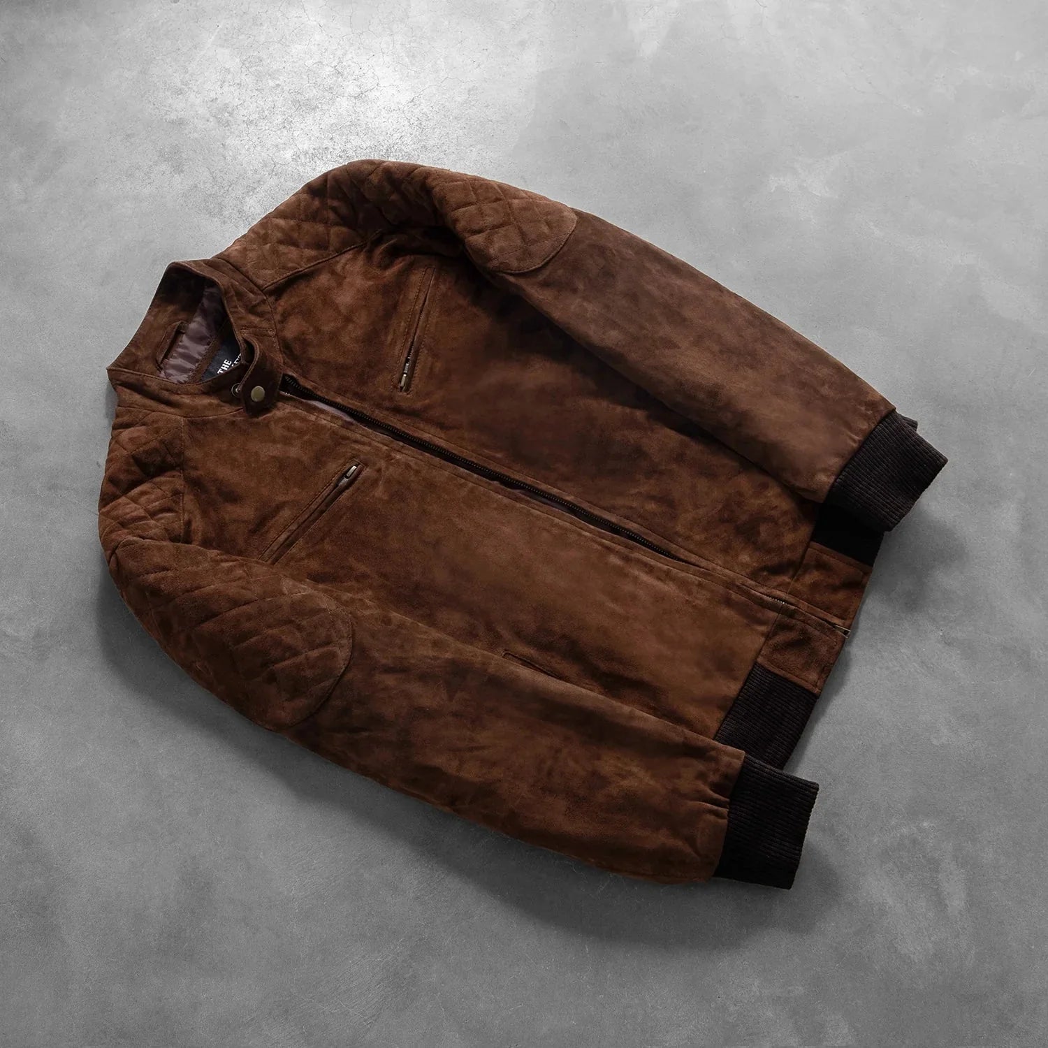 Sven Mocha Suede Bomber Jacket - Rare Leather