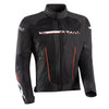 T-Rex - All Weather Riding Jacket (Black/White/Red) - Vox Leather