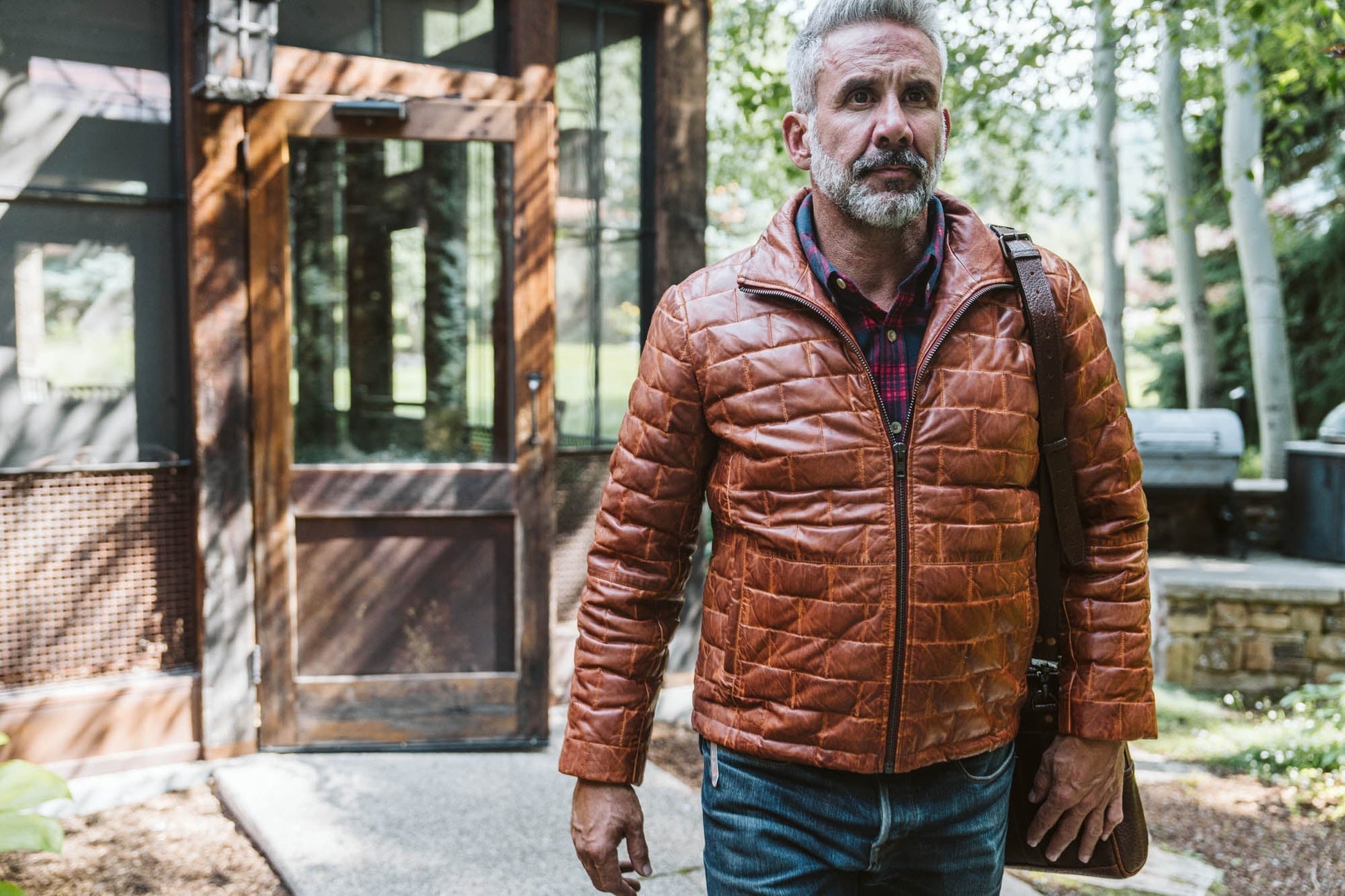 Teton Leather Light Down Jacket - Rare Leather