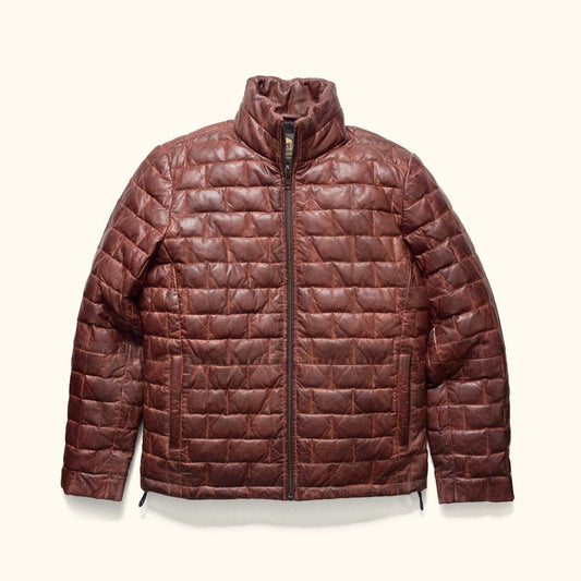 Teton Leather Light Down Jacket - Rare Leather