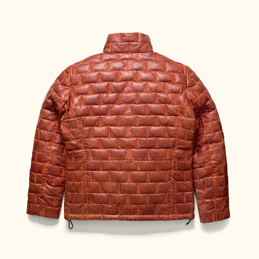 Teton Leather Light Down Jacket - Vox Leather