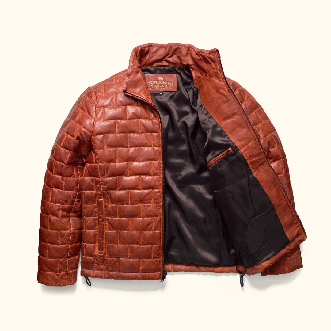 Teton Leather Light Down Jacket - Vox Leather