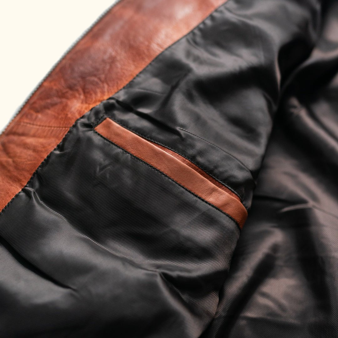Teton Leather Light Down Jacket - Vox Leather