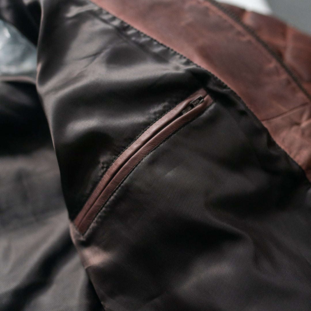 Teton Leather Light Down Jacket - Vox Leather