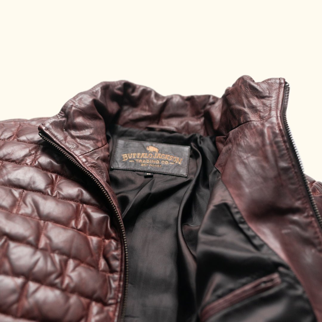 Teton Leather Light Down Jacket - Vox Leather