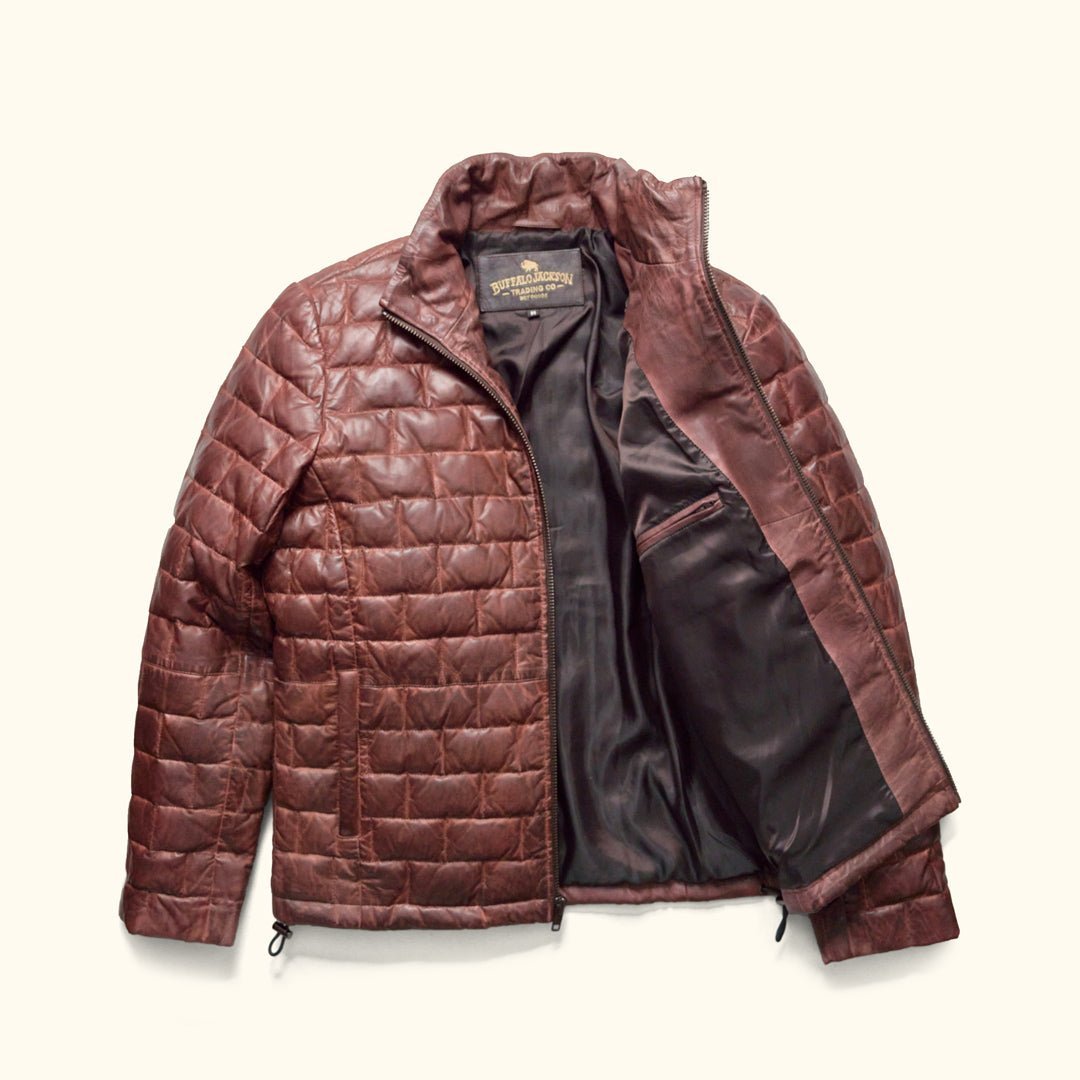 Teton Leather Light Down Jacket - Vox Leather