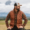 Teton Leather Light Down Vest - Rare Leather