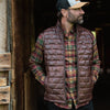 Teton Leather Light Down Vest - Rare Leather