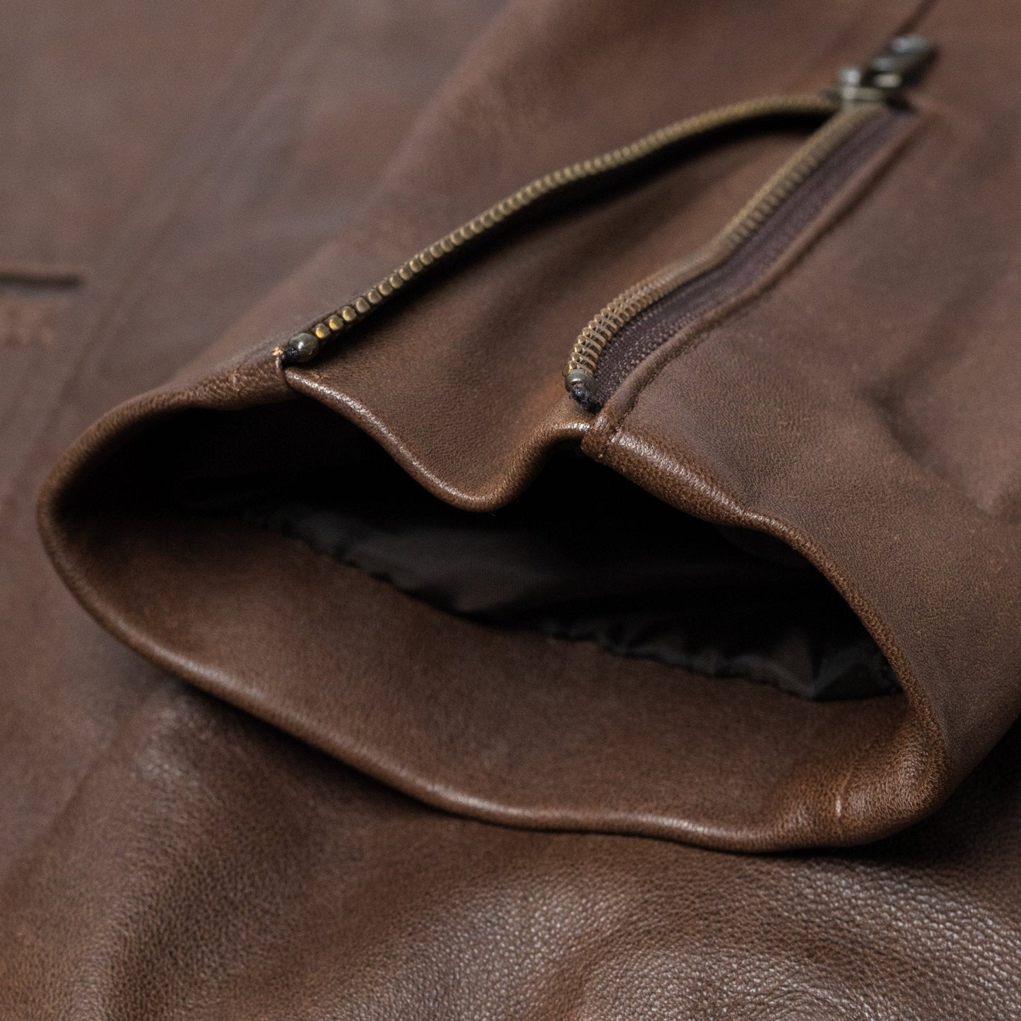Thompson Leather Moto Jacket | Brown - Rare Leather