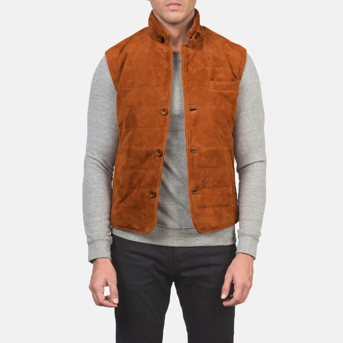 Tony Brown Suede Vest - Rare Leather