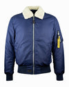TOP GUN B-15 MEN'S HEAVY DUTY FLIGHT BOMBER JACKET - Vox Leather