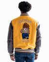 TOP GUN "BEAR GOAT" VARSITY JACKET - Vox Leather