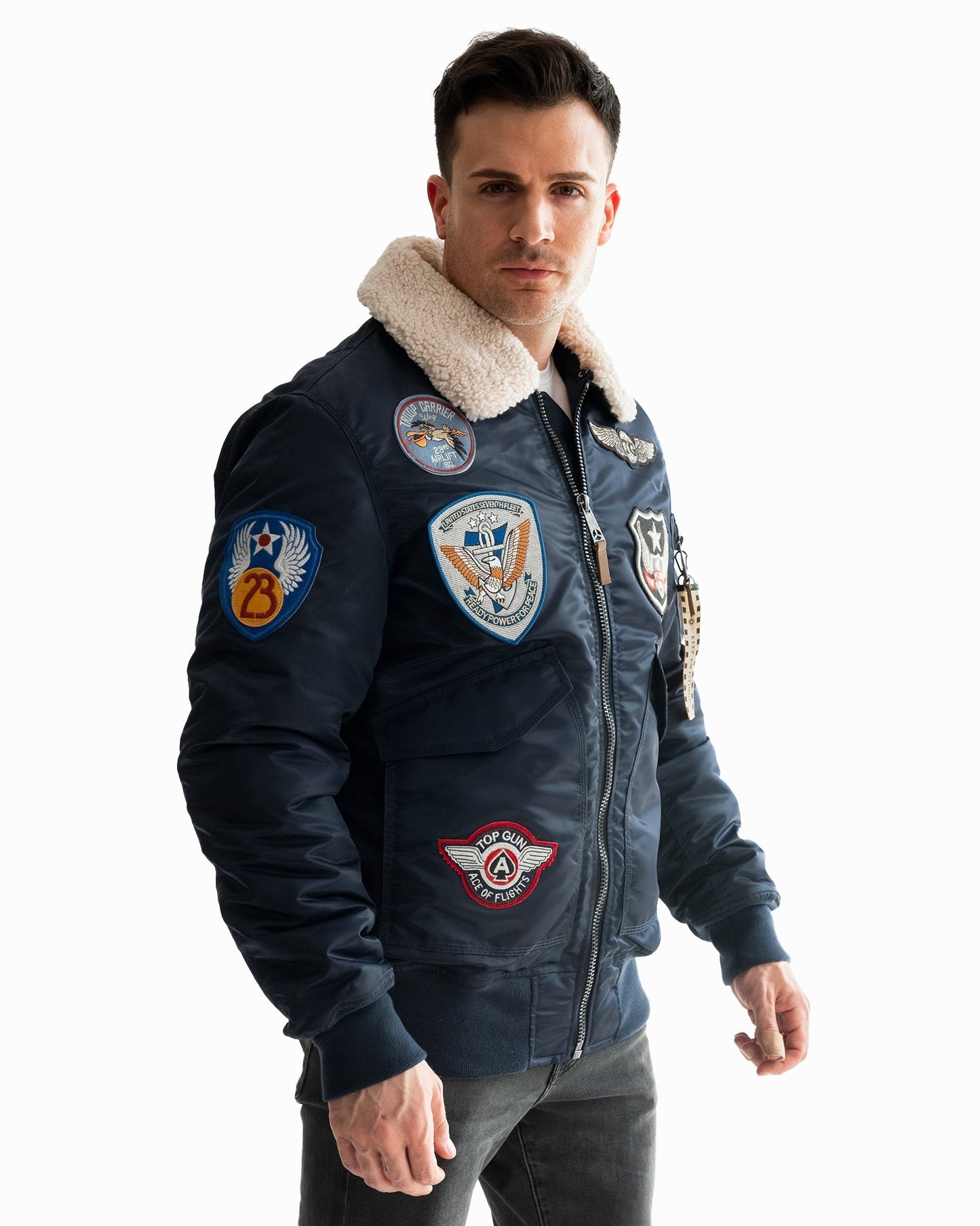 TOP GUN CORONADO NYLON JACKET - Rare Leather