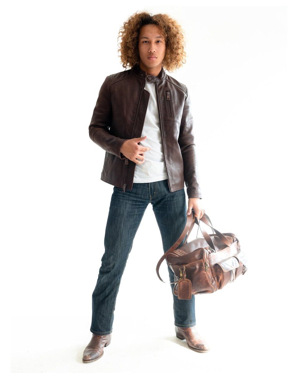 TOP GUN® KEEP 'EM FLYING RACER - Vox Leather