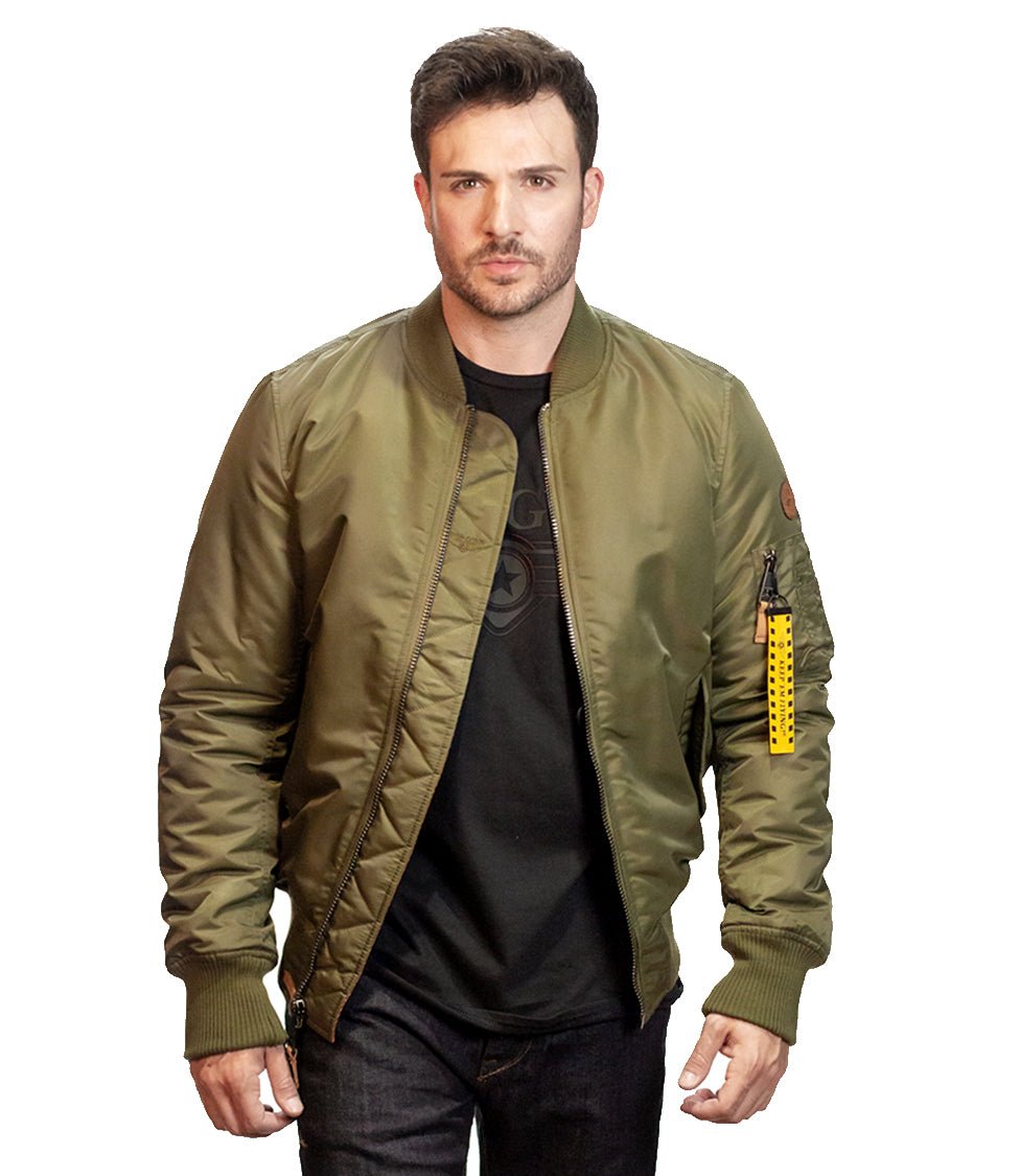 TOP GUN MA-1 BOMBER JACKET - Vox Leather