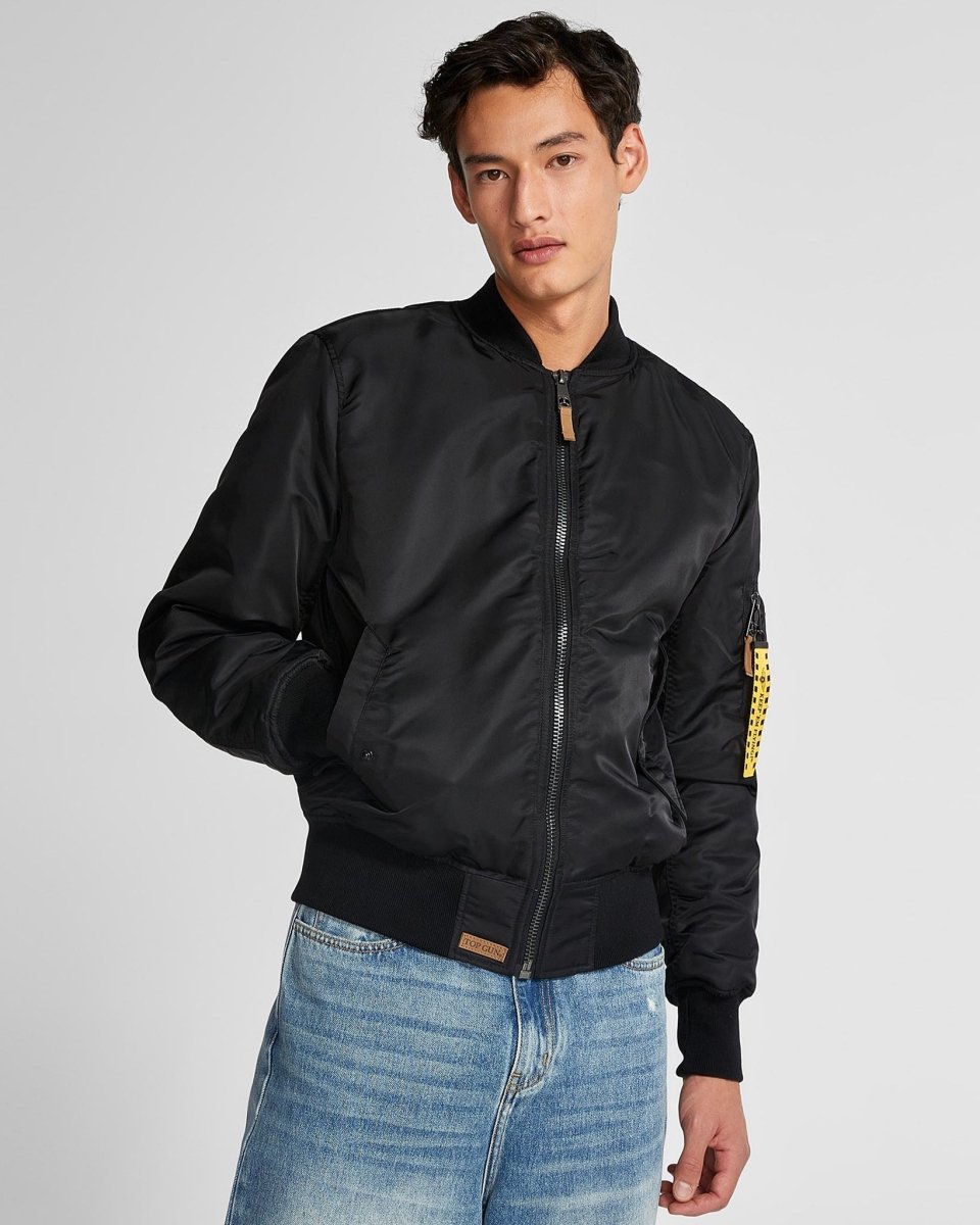 TOP GUN MA-1 BOMBER JACKET - Vox Leather