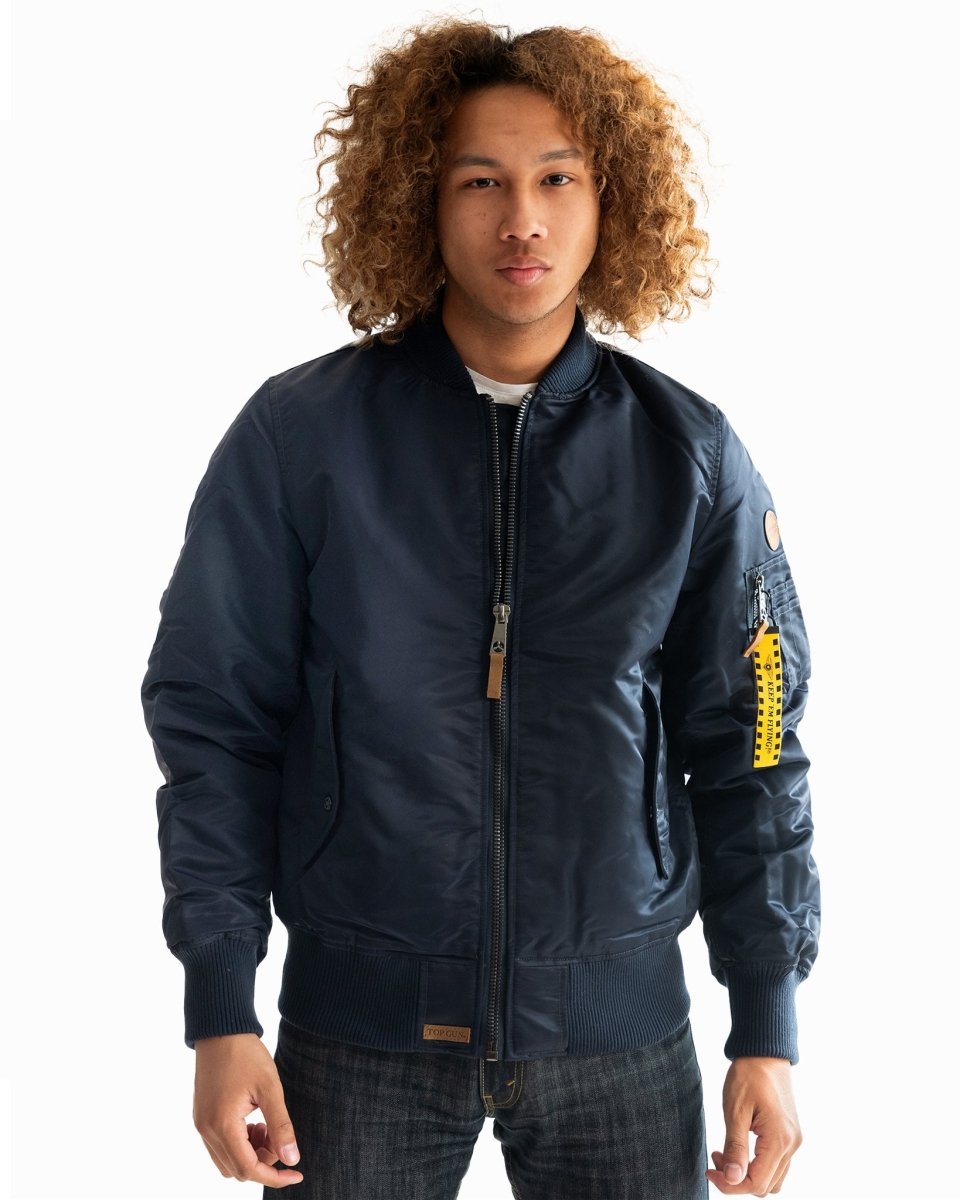 TOP GUN MA-1 BOMBER JACKET - Vox Leather