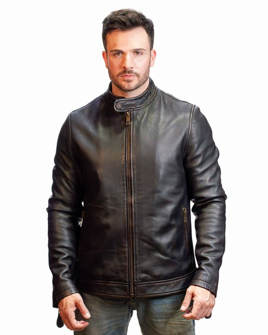 TOP GUN® MEN'S LEATHER RACER - Vox Leather
