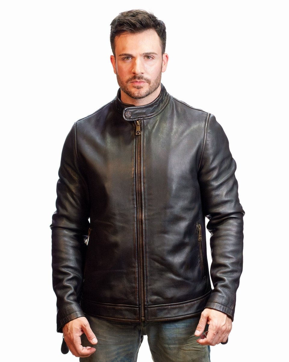 TOP GUN® MEN'S LEATHER RACER - Vox Leather