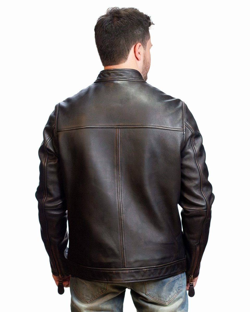 TOP GUN® MEN'S LEATHER RACER - Vox Leather