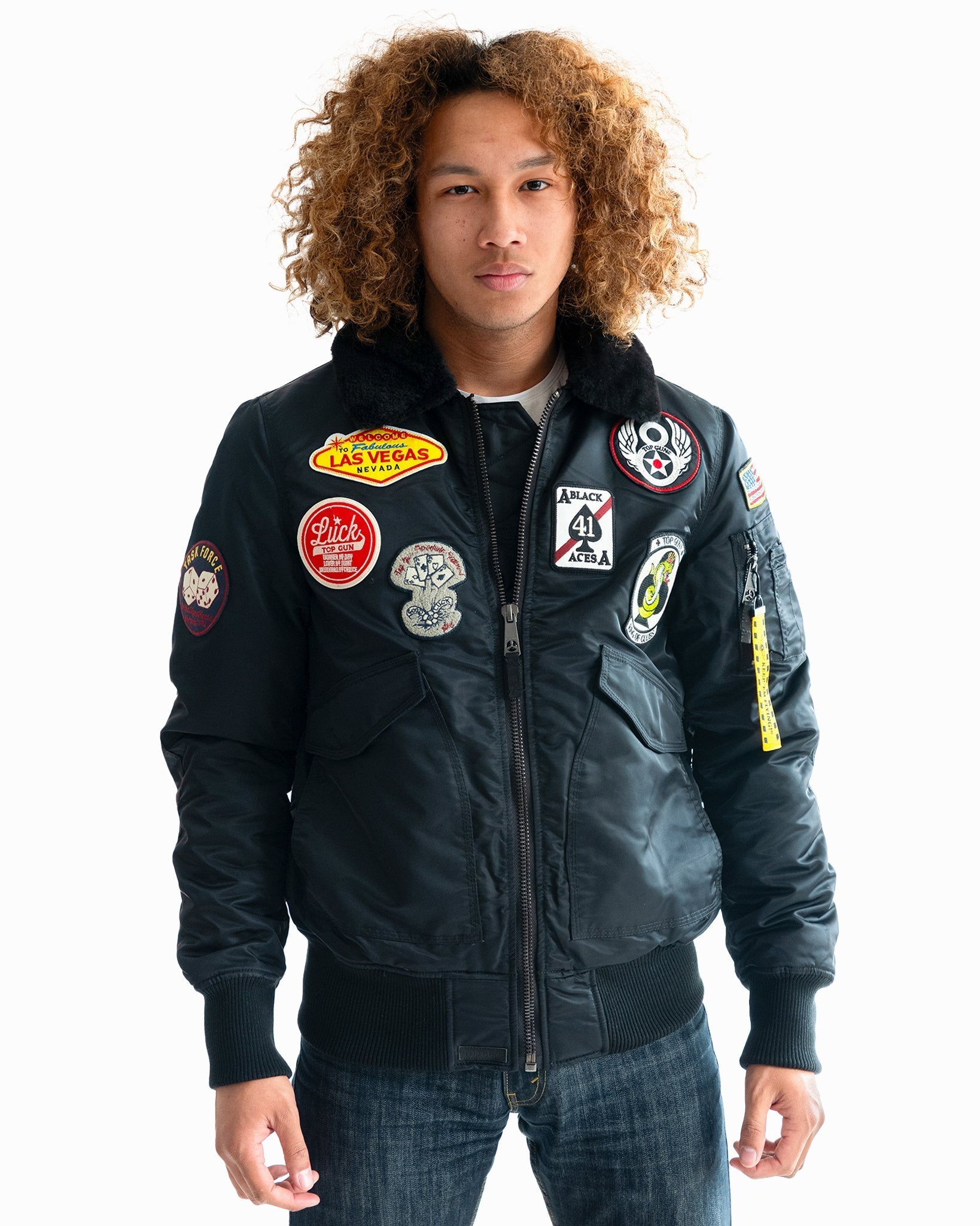 TOP GUN MEN'S "VEGAS" CW45 JACKET - Rare Leather