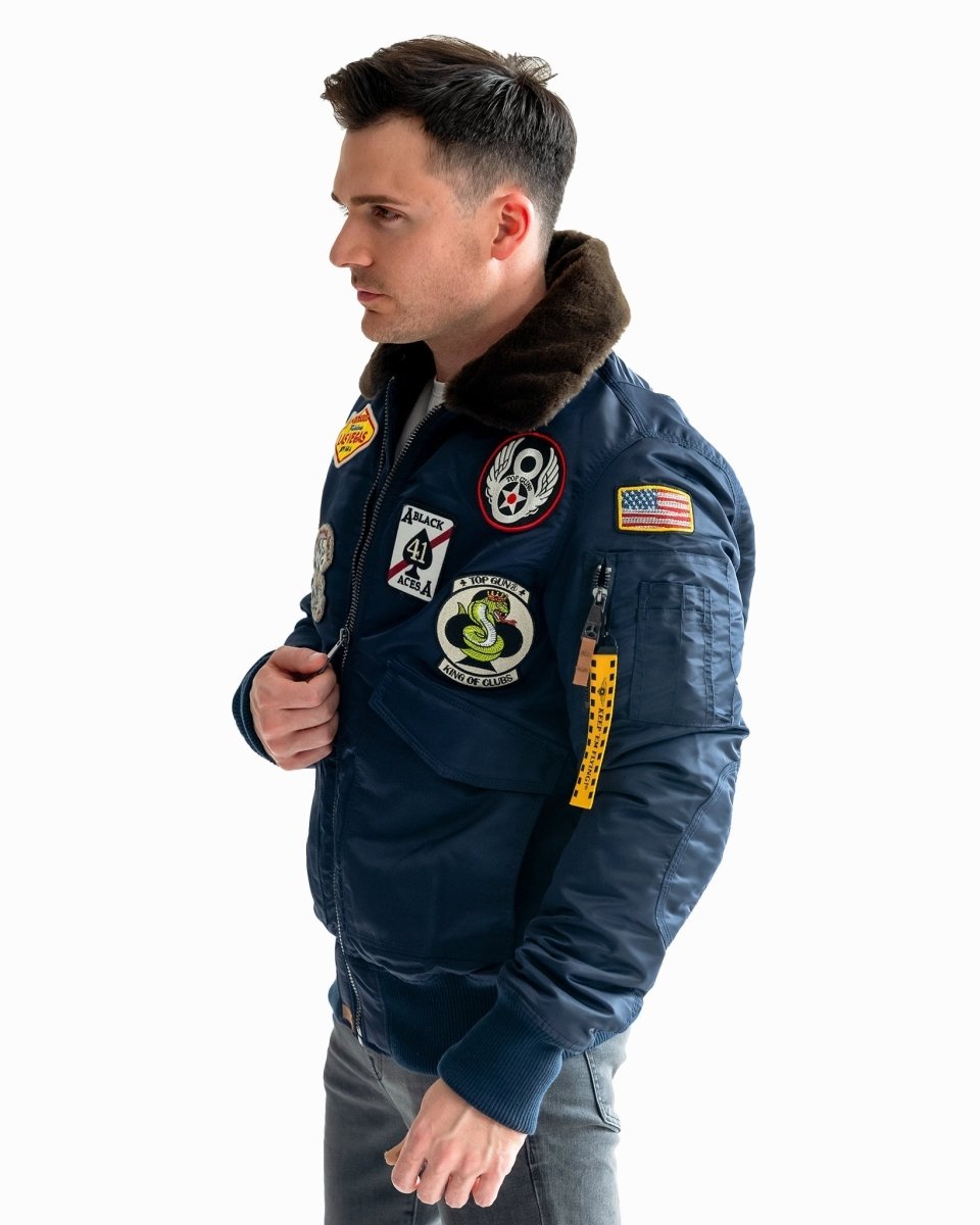 TOP GUN MEN'S "VEGAS" CW45 JACKET - Vox Leather