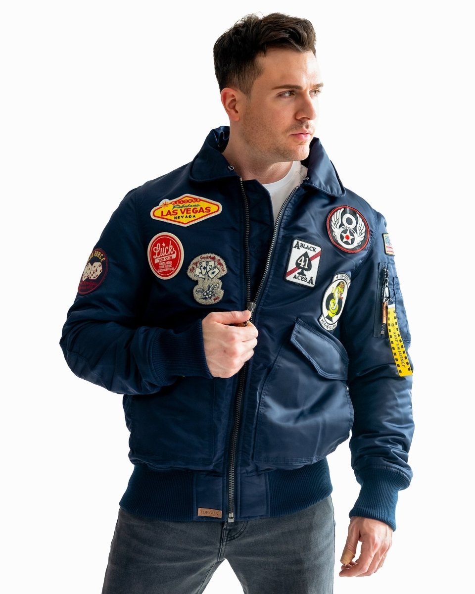 TOP GUN MEN'S "VEGAS" CW45 JACKET - Vox Leather