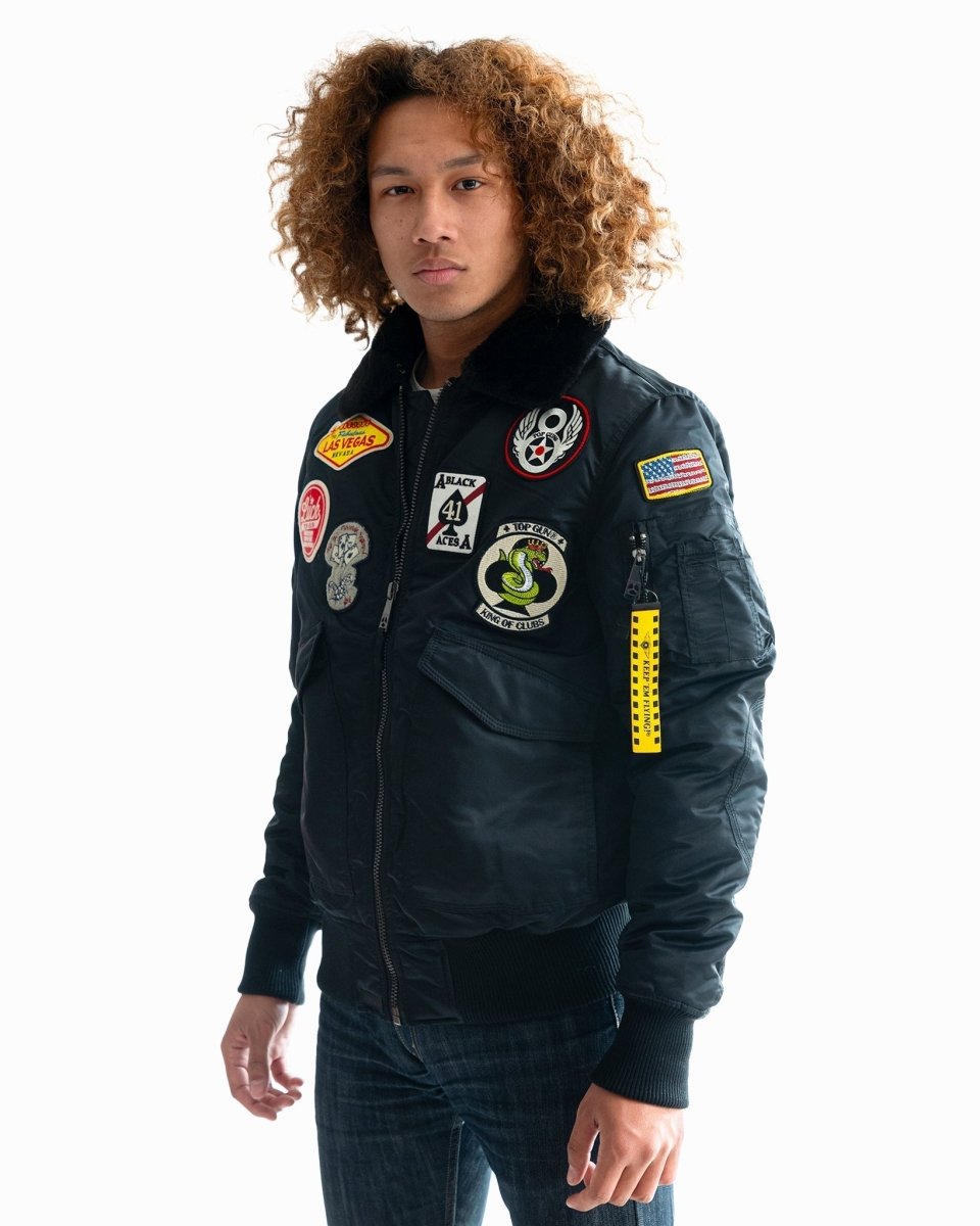 TOP GUN MEN'S "VEGAS" CW45 JACKET - Vox Leather