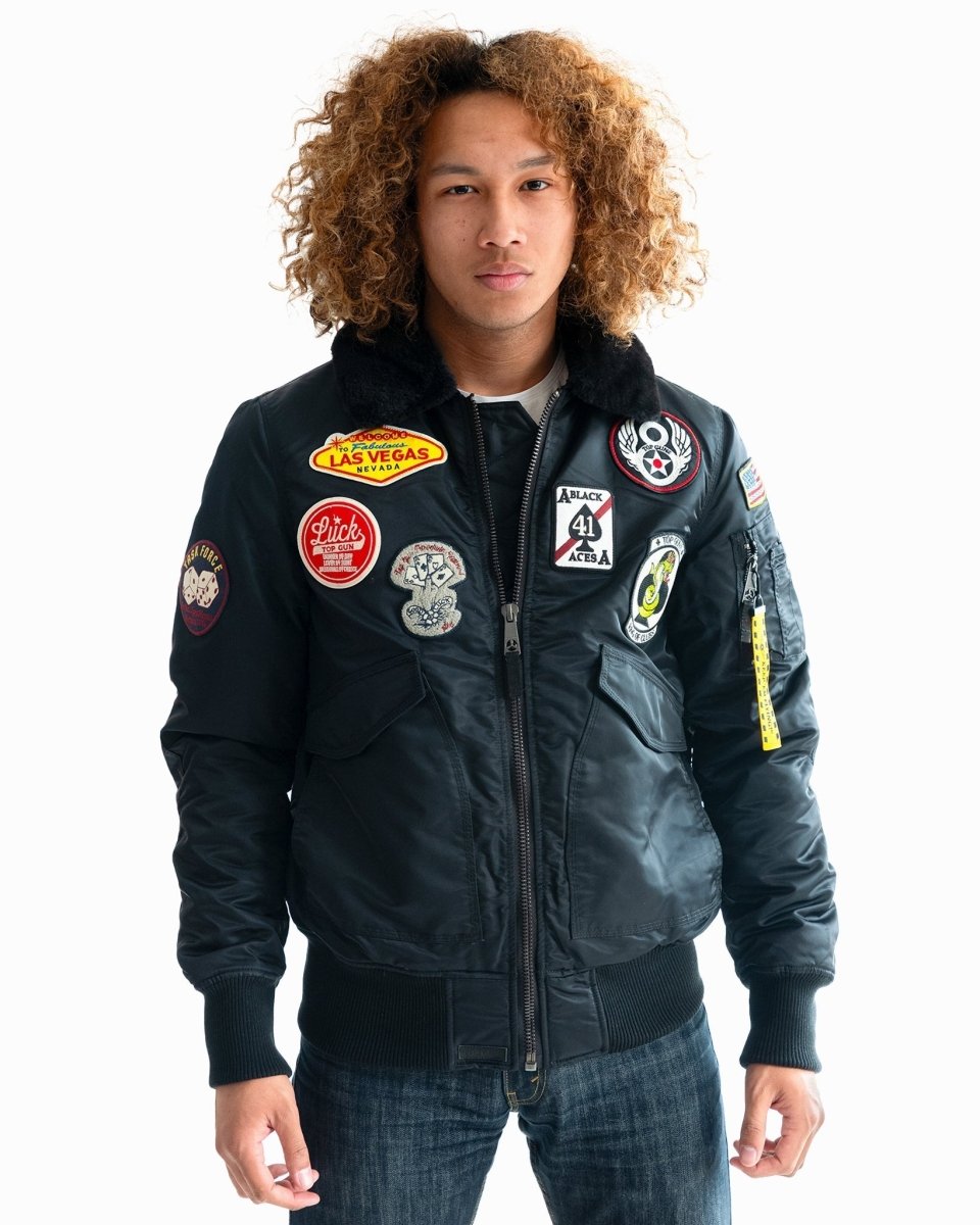 TOP GUN MEN'S "VEGAS" CW45 JACKET - Vox Leather