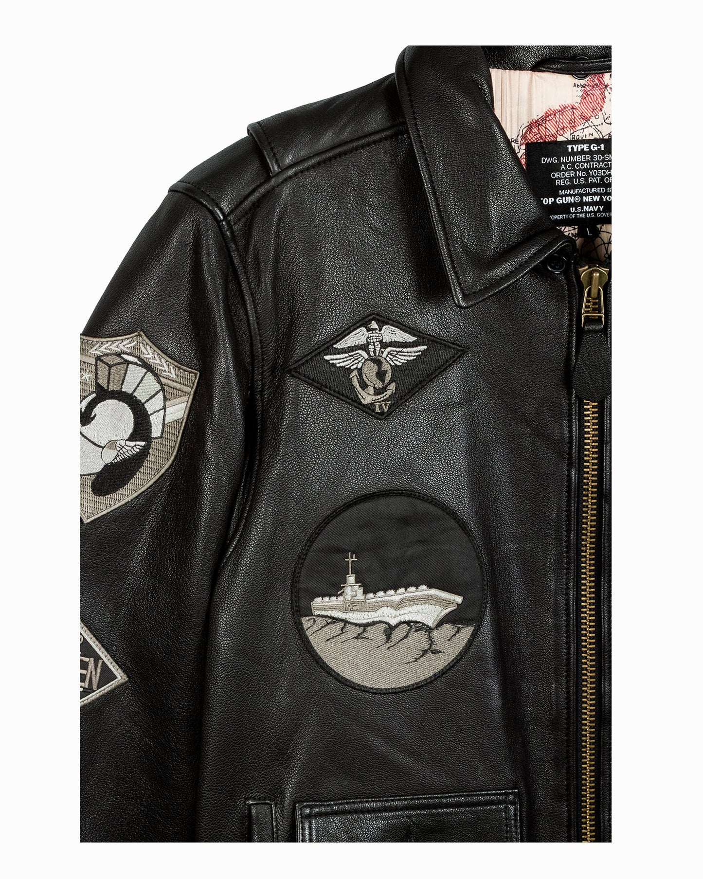 TOP GUN OFFICIAL SIGNATURE SERIES LEATHER JACKET - Rare Leather