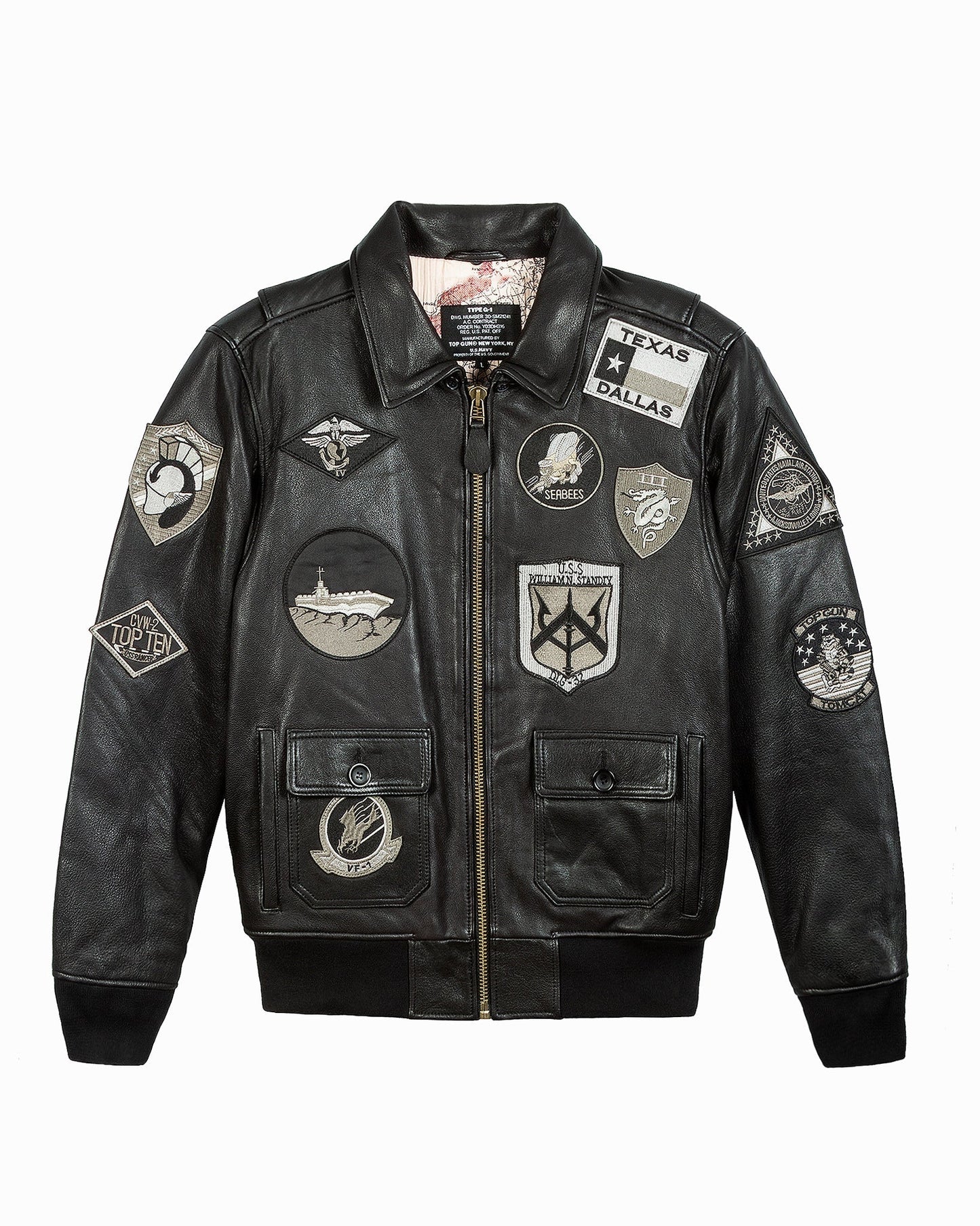 TOP GUN OFFICIAL SIGNATURE SERIES LEATHER JACKET - Rare Leather