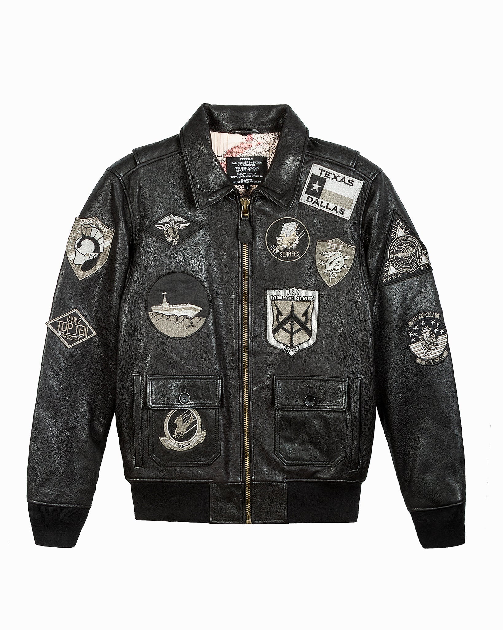 TOP GUN OFFICIAL SIGNATURE SERIES LEATHER JACKET - Rare Leather