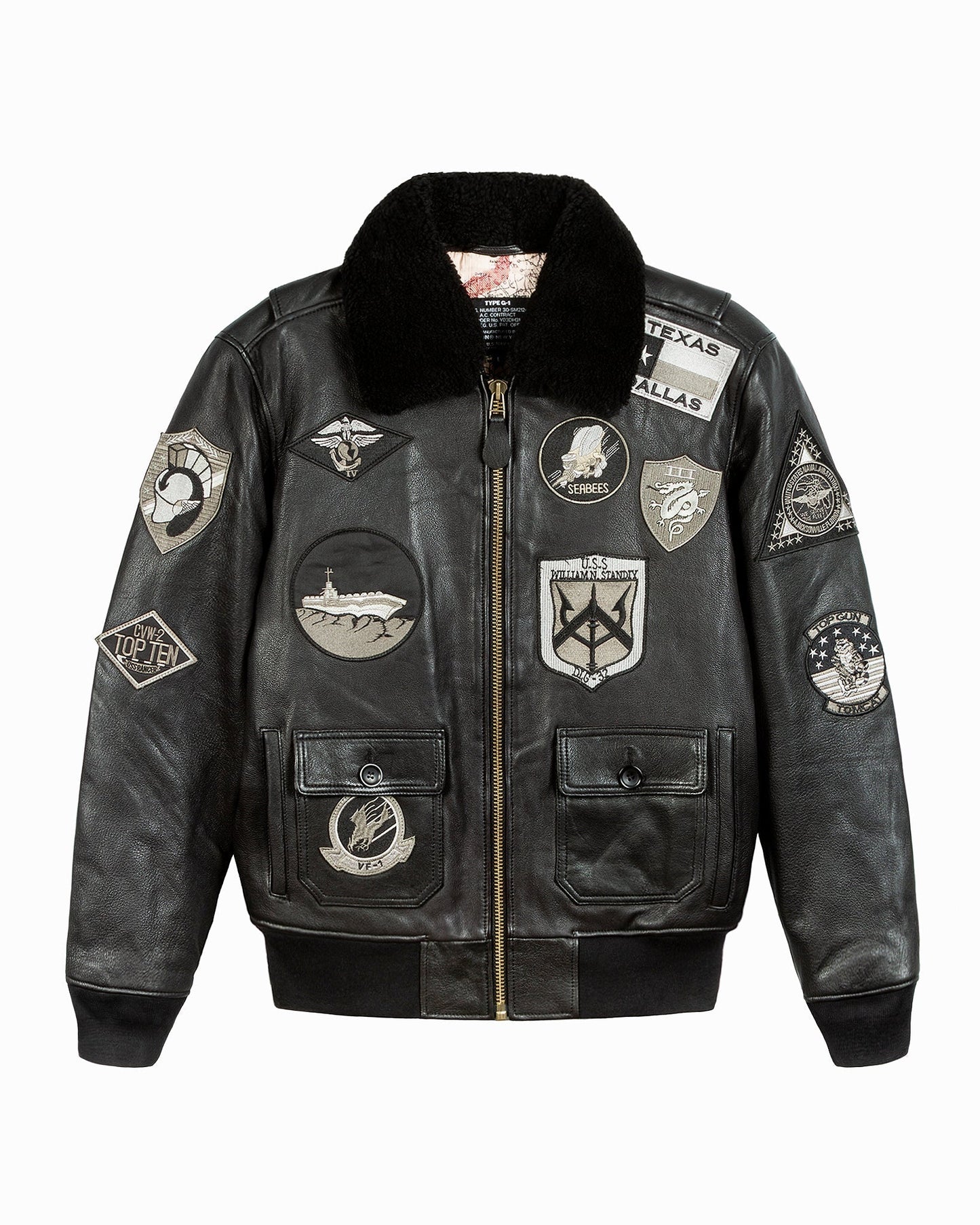 TOP GUN OFFICIAL SIGNATURE SERIES LEATHER JACKET - Rare Leather