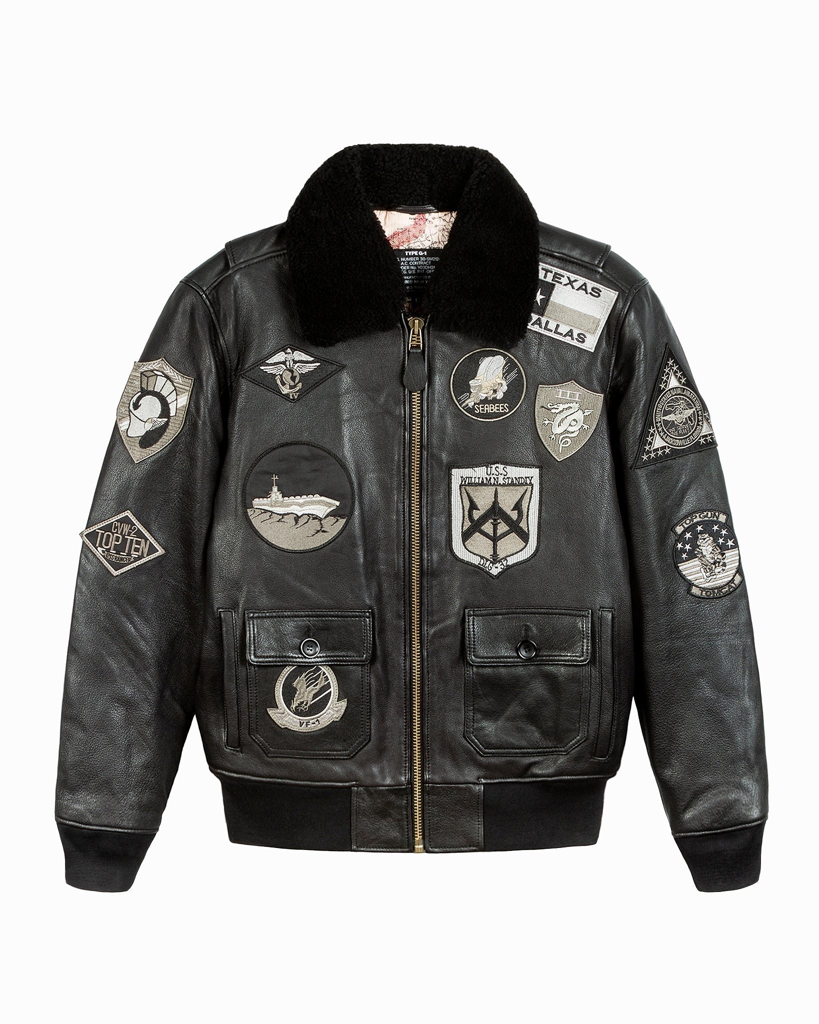 TOP GUN OFFICIAL SIGNATURE SERIES LEATHER JACKET - Rare Leather