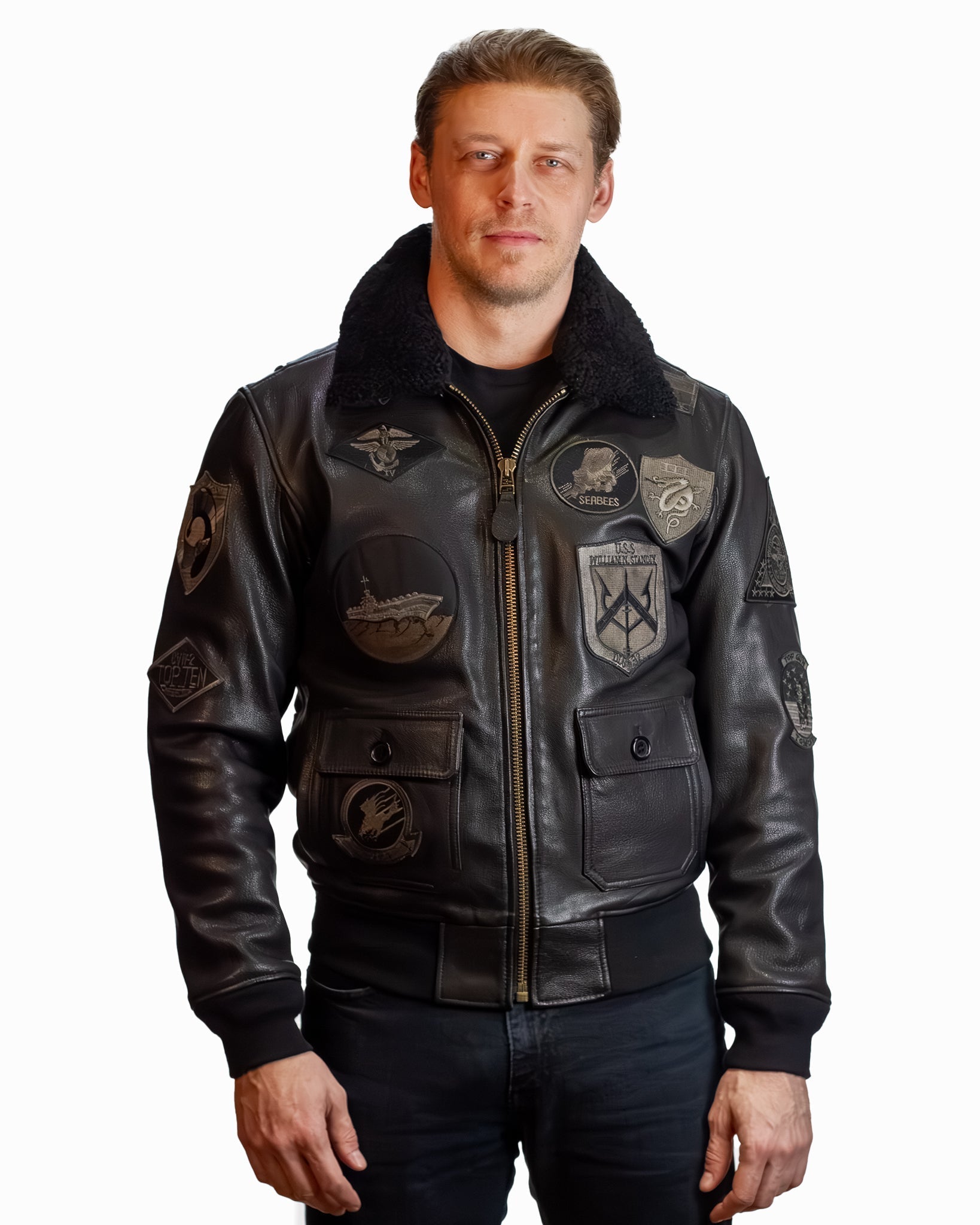 TOP GUN OFFICIAL SIGNATURE SERIES LEATHER JACKET - Rare Leather