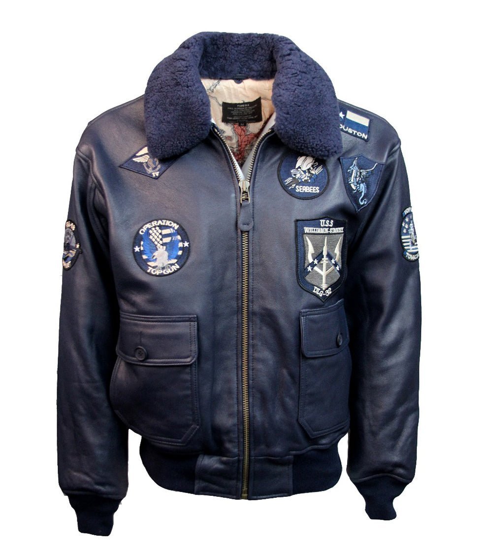 TOP GUN OFFICIAL SIGNATURE SERIES LEATHER JACKET COL - Vox Leather