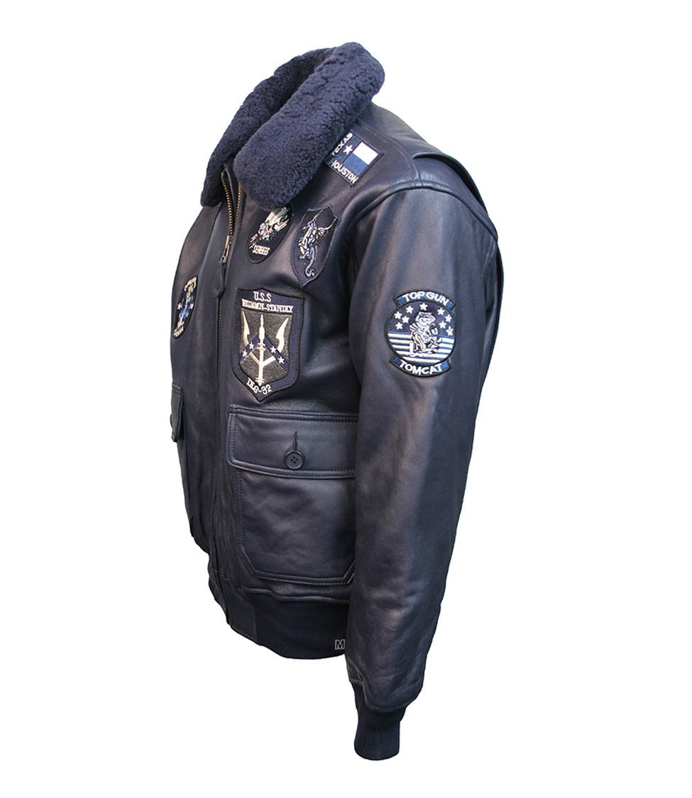 TOP GUN OFFICIAL SIGNATURE SERIES LEATHER JACKET COL - Vox Leather