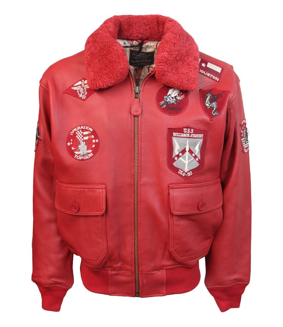 TOP GUN OFFICIAL SIGNATURE SERIES LEATHER JACKET COL - Vox Leather