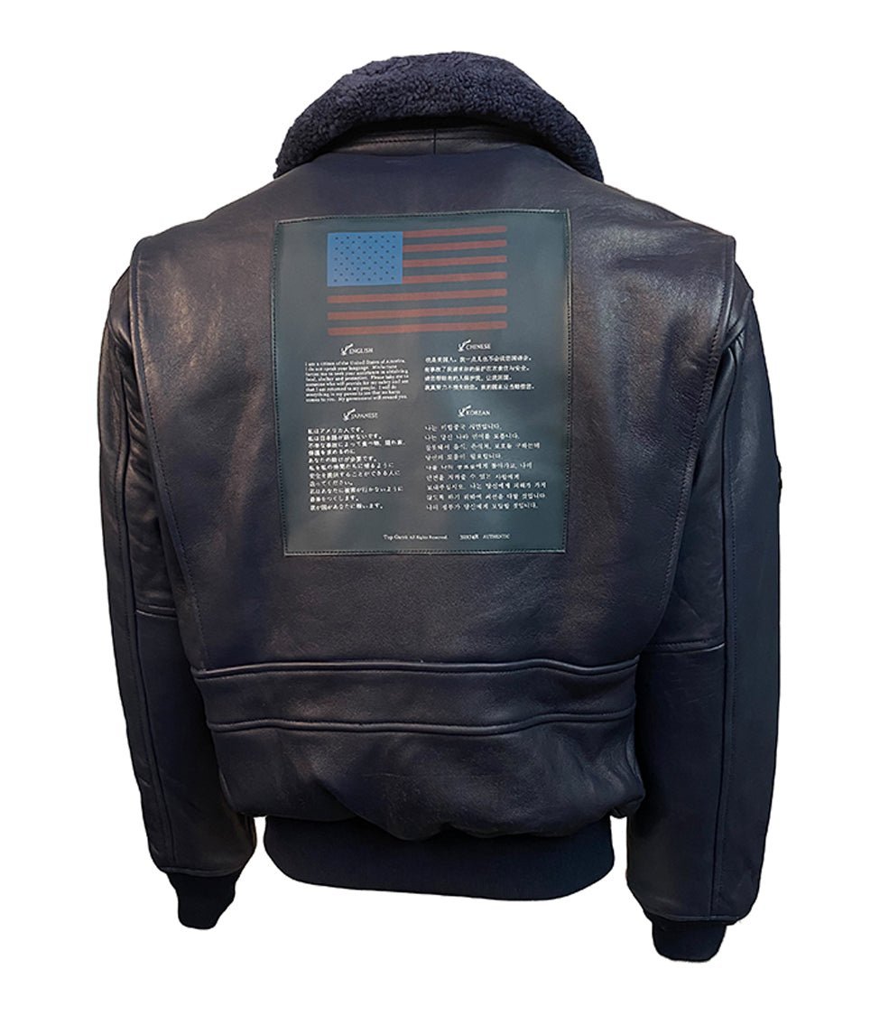TOP GUN OFFICIAL SIGNATURE SERIES LEATHER JACKET COL - Vox Leather