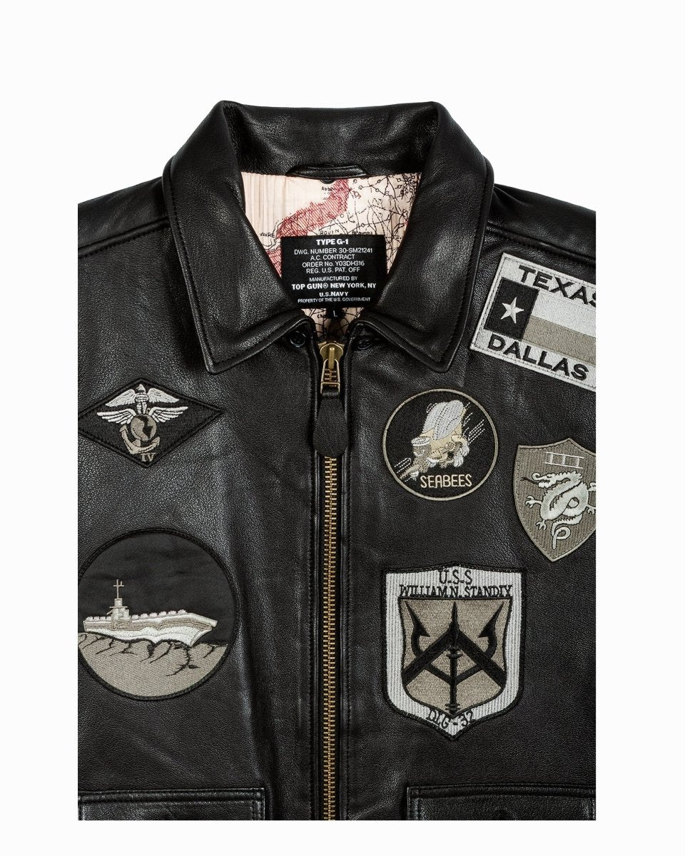 TOP GUN OFFICIAL SIGNATURE SERIES LEATHER JACKET - Vox Leather