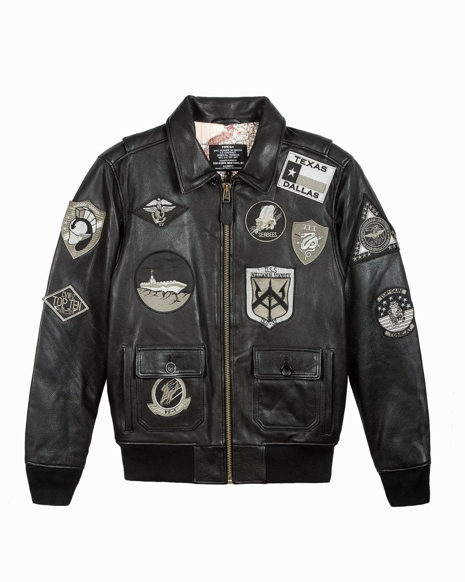 TOP GUN OFFICIAL SIGNATURE SERIES LEATHER JACKET - Vox Leather