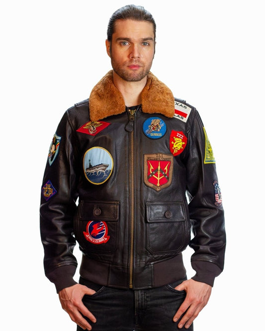 TOP GUN OFFICIAL SIGNATURE SERIES LEATHER JACKET - Vox Leather