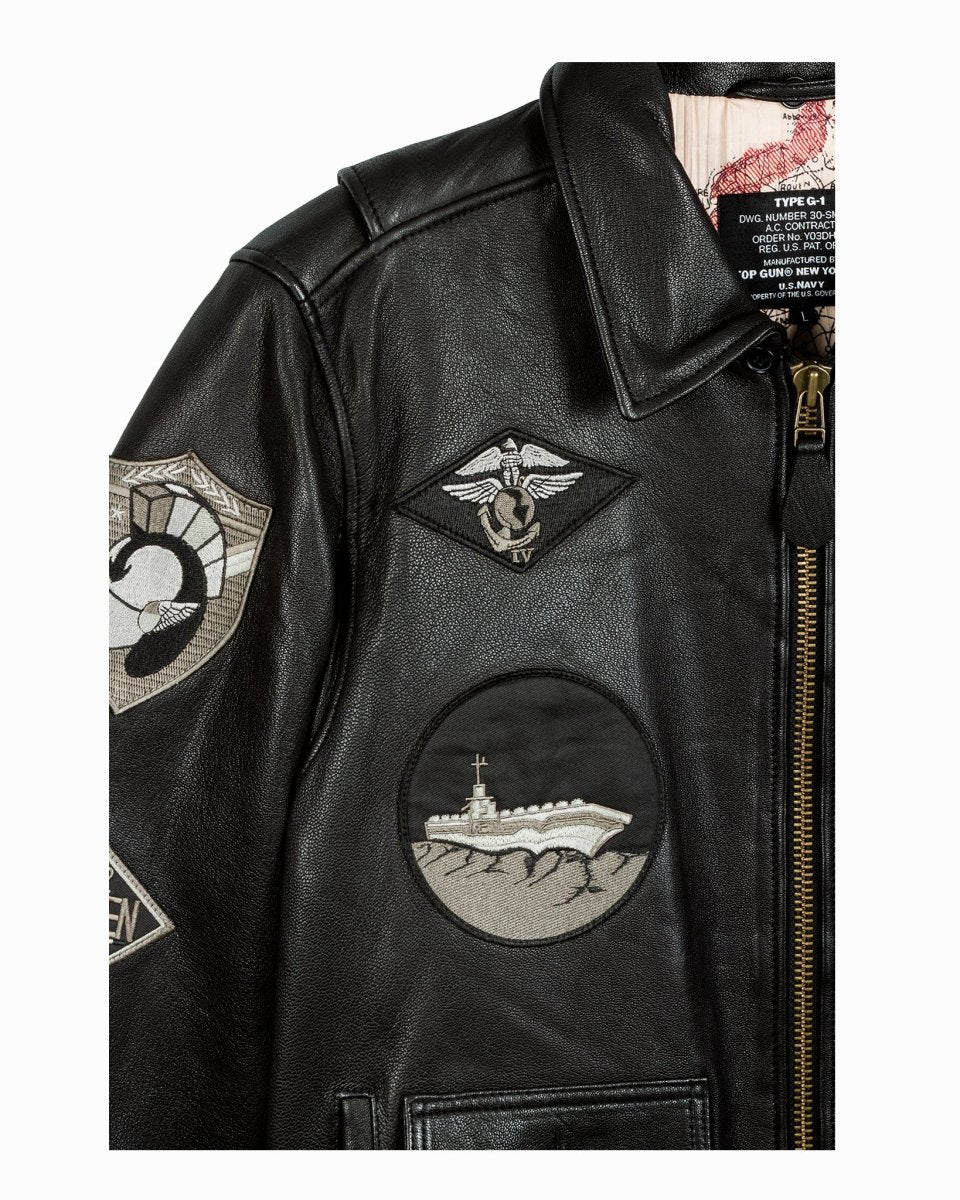 TOP GUN OFFICIAL SIGNATURE SERIES LEATHER JACKET - Vox Leather